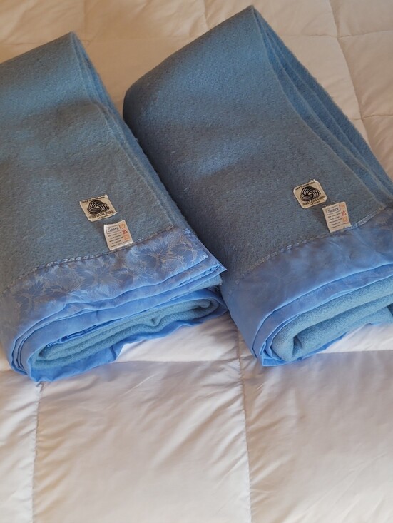 Sears Other - Vintage DBL Sz 100% Virgin Wool Blanket